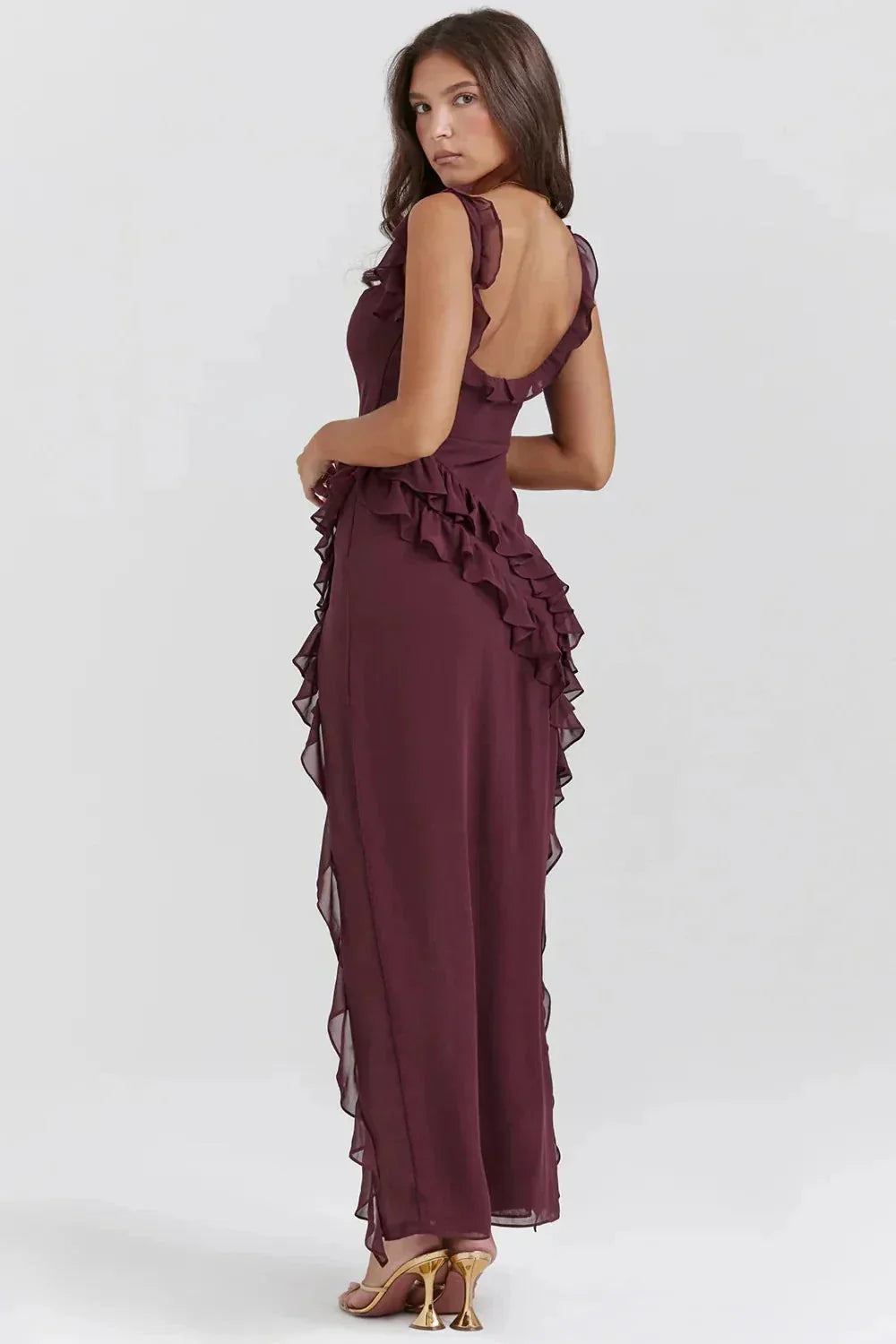 Lara™ | Elegant Split Maxi Dress