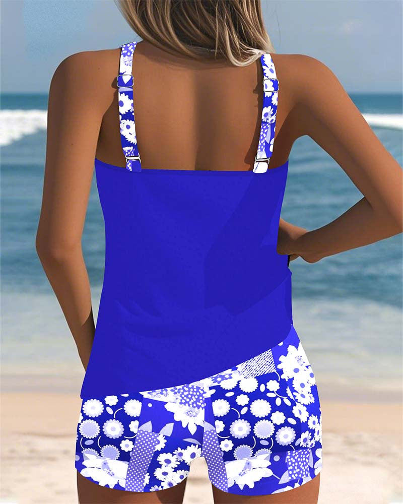 Avelina™ – Printed 2-piece tank & shorts set