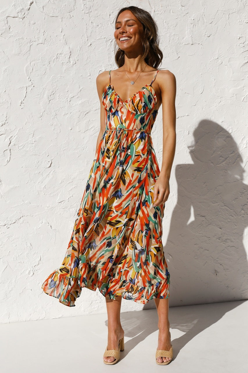 Chiara™ | Colorful Midi Dress