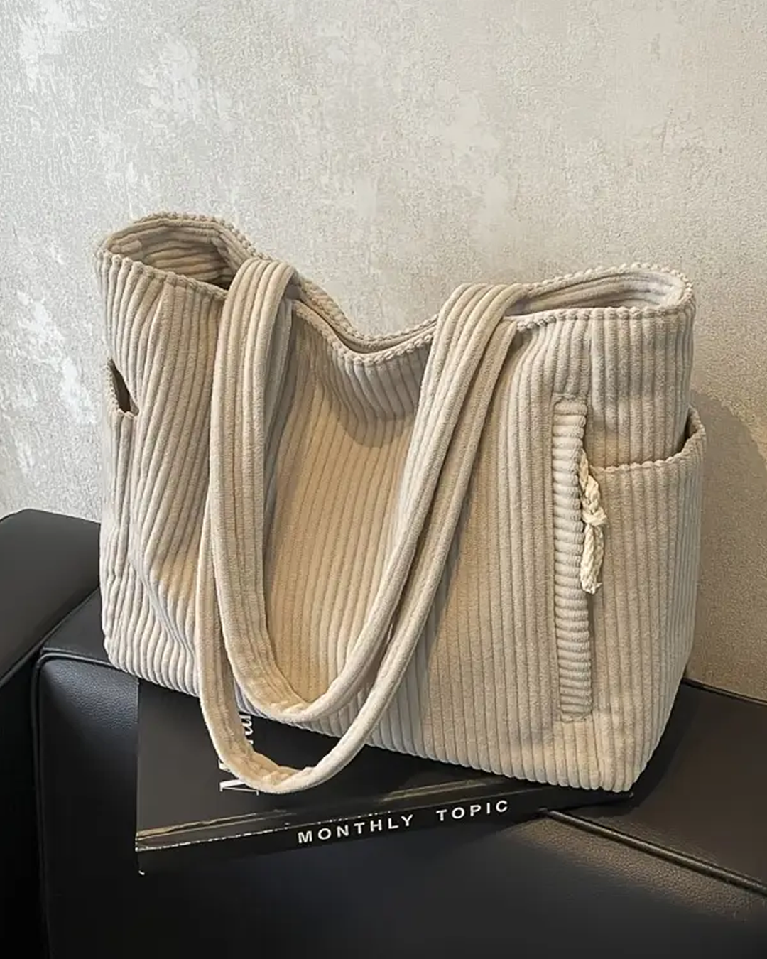 Isla Tote™ | Soft, Casual Ribbed Design