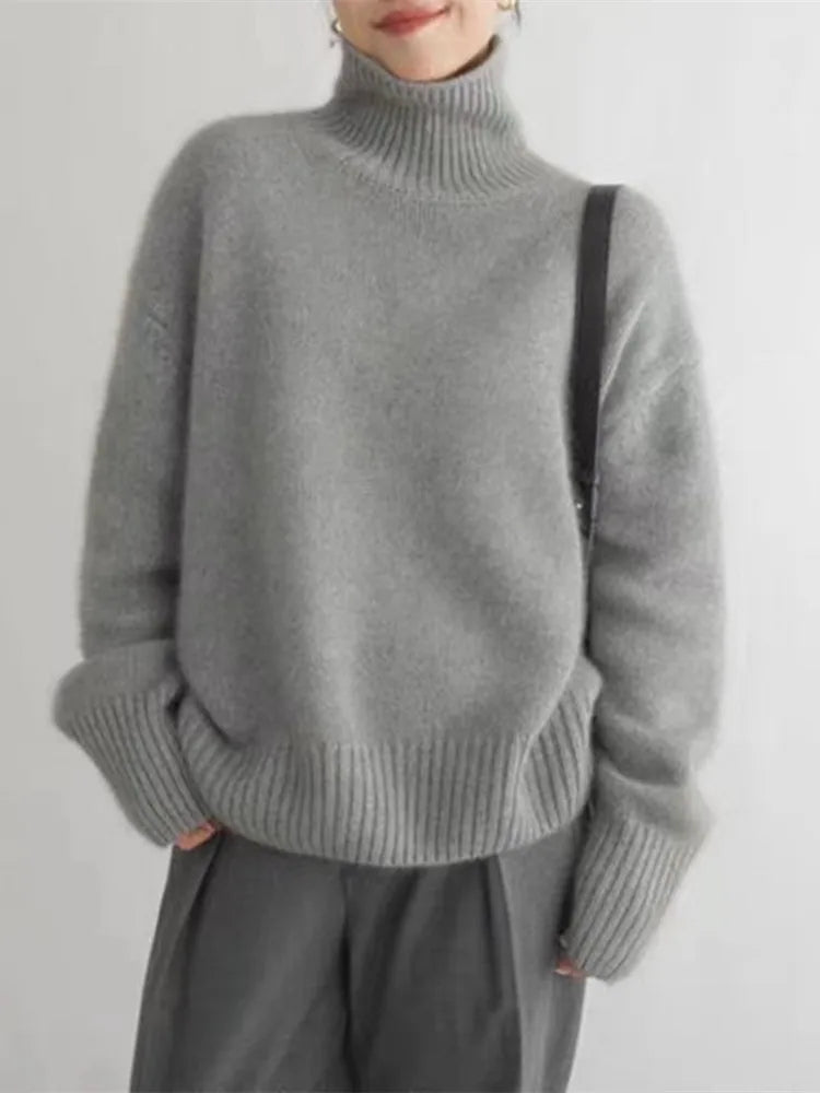 Annelise™ | High Neck Cashmere Jumper
