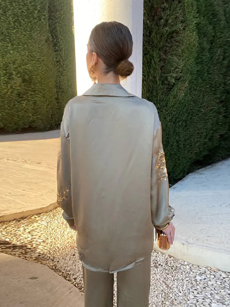 Maëlys™ | Two-Piece Satin Set