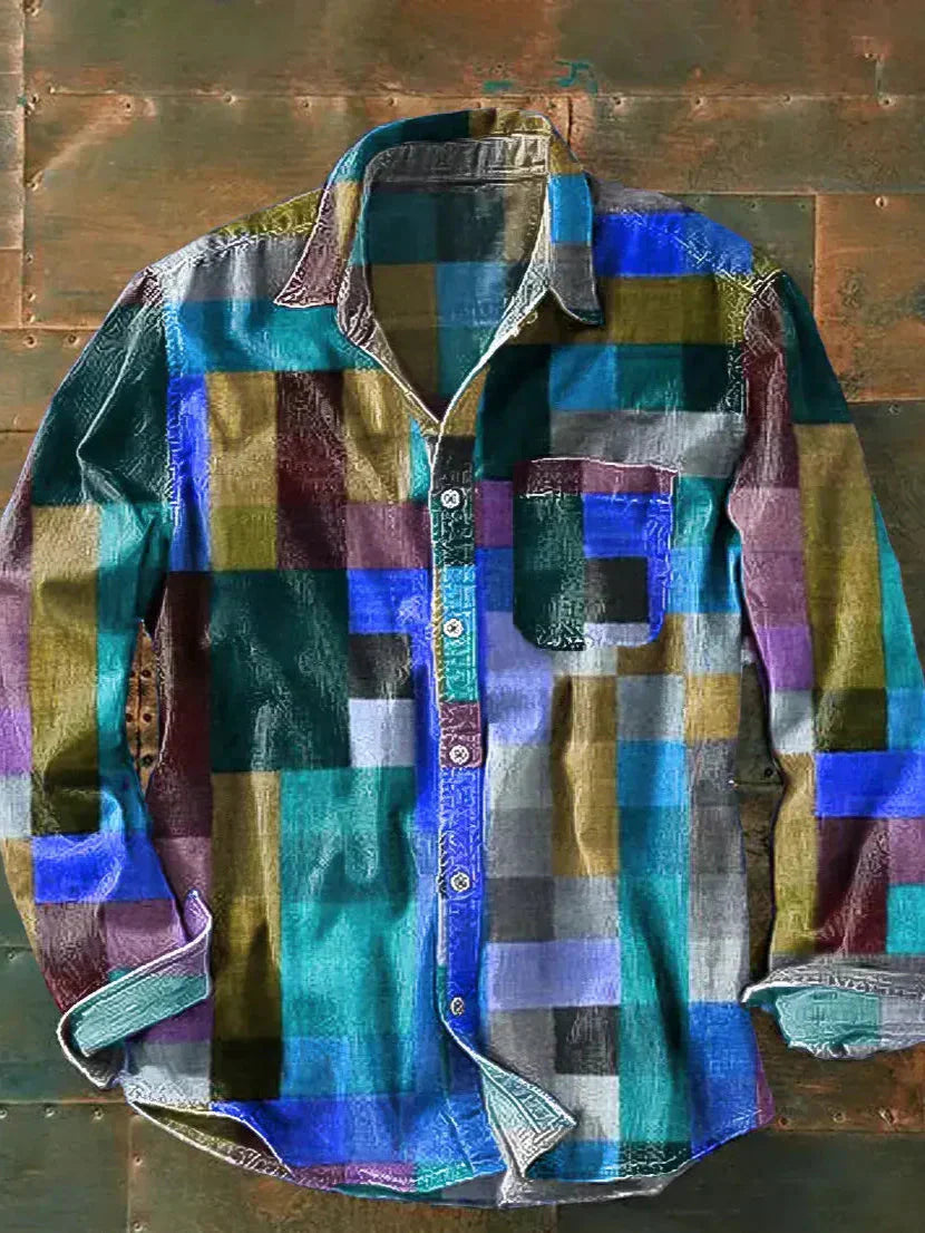 Urban Nomad™ | Vintage Patchwork Blouse