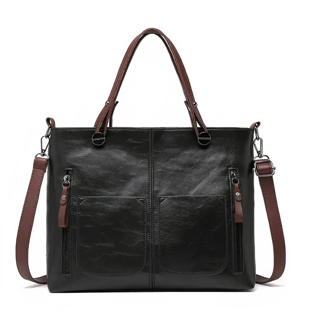 Laurienne™ | Vintage Leather Crossbody Bag