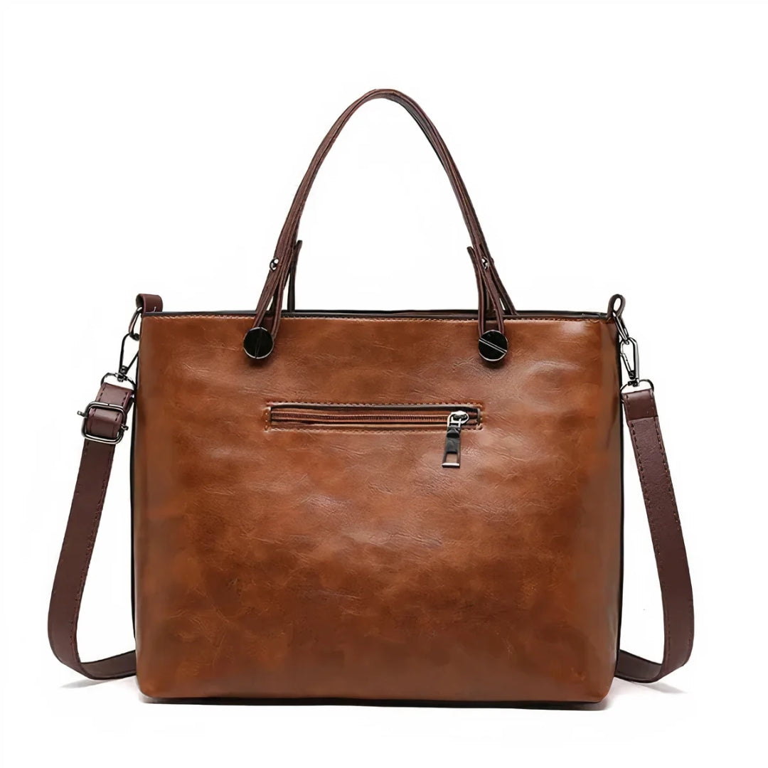 Laurienne™ | Vintage Leather Crossbody Bag
