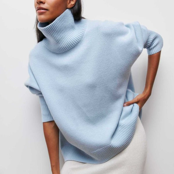 Avery™ | High Neck Cashmere Pullover