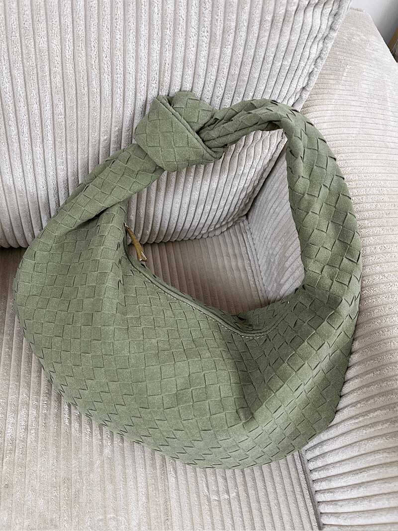 Laurienne™ | Woven Suede Bag