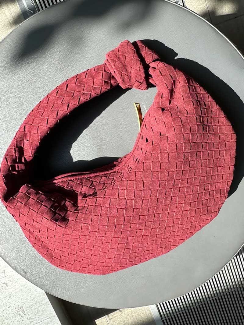 Laurienne™ | Woven Suede Bag