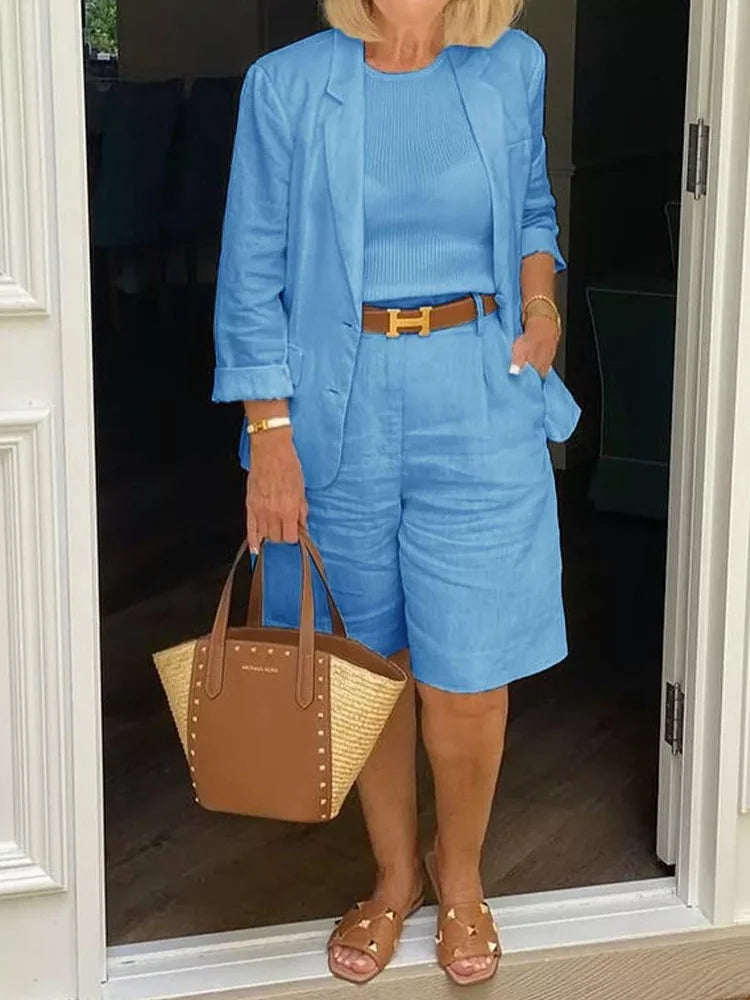 Catherine™ | Jacket & Shorts Set