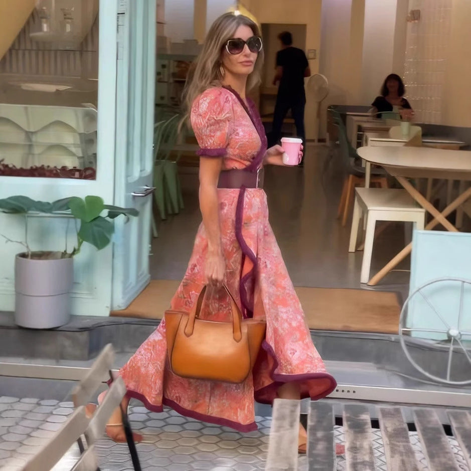 Siana™ | Wrap Dress with Patterns