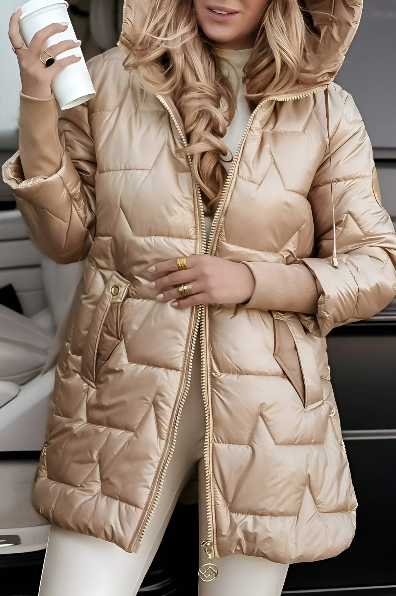 Elise™ | Elegant Winter Coat with Hood