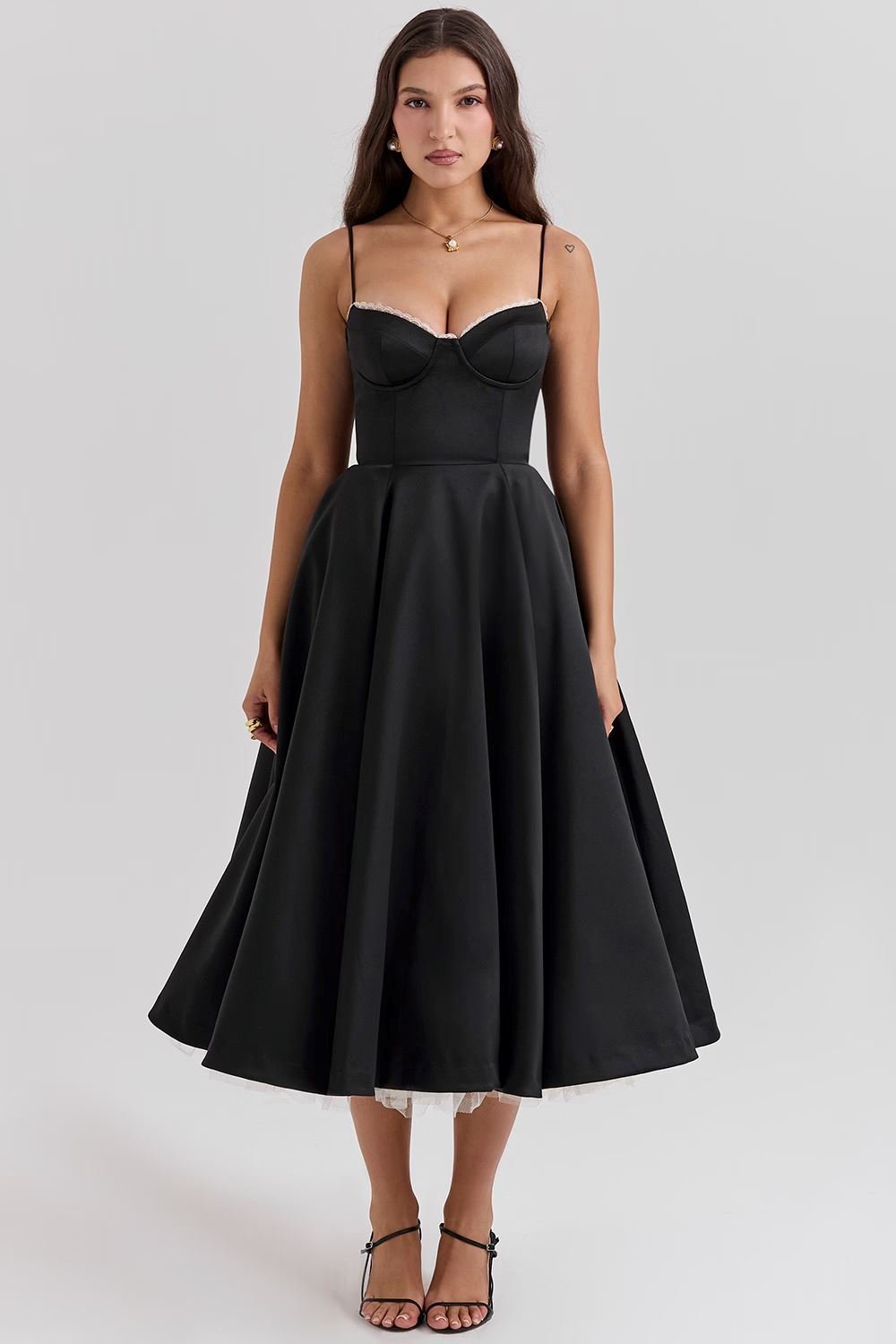 Vanessa™ | Elegant Satin Party Dress