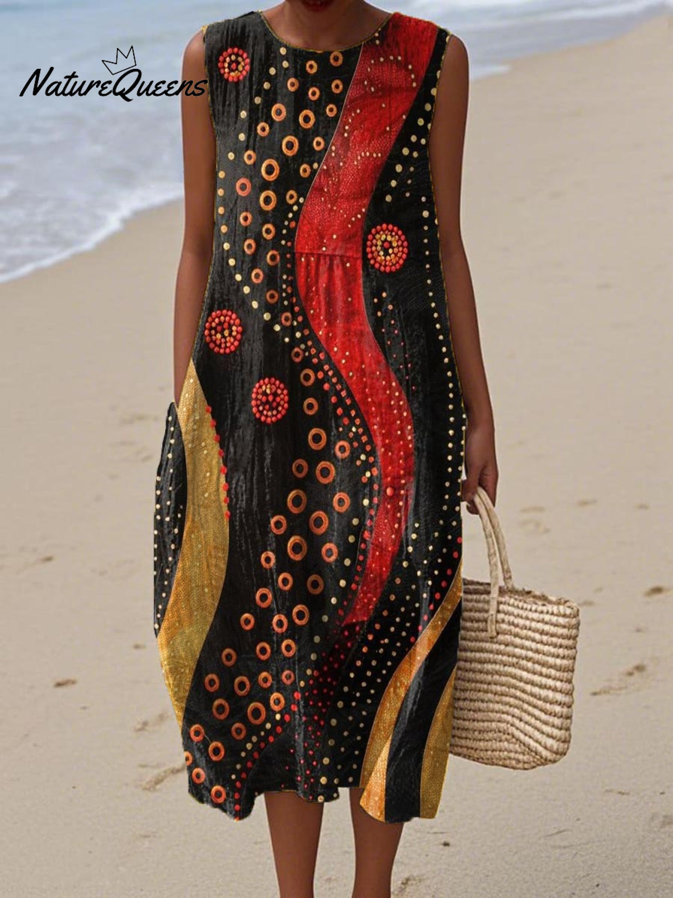 Naomi | Fire Rhythm Dress