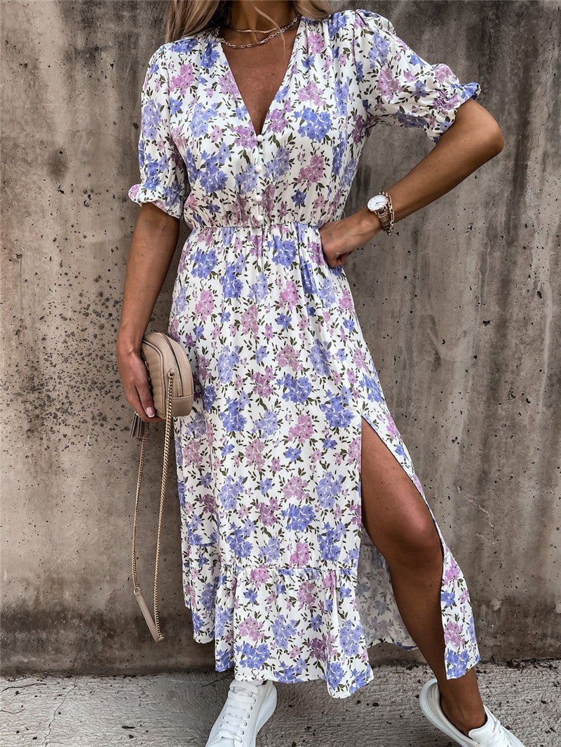 Naila™ | Elegant Floral Dress