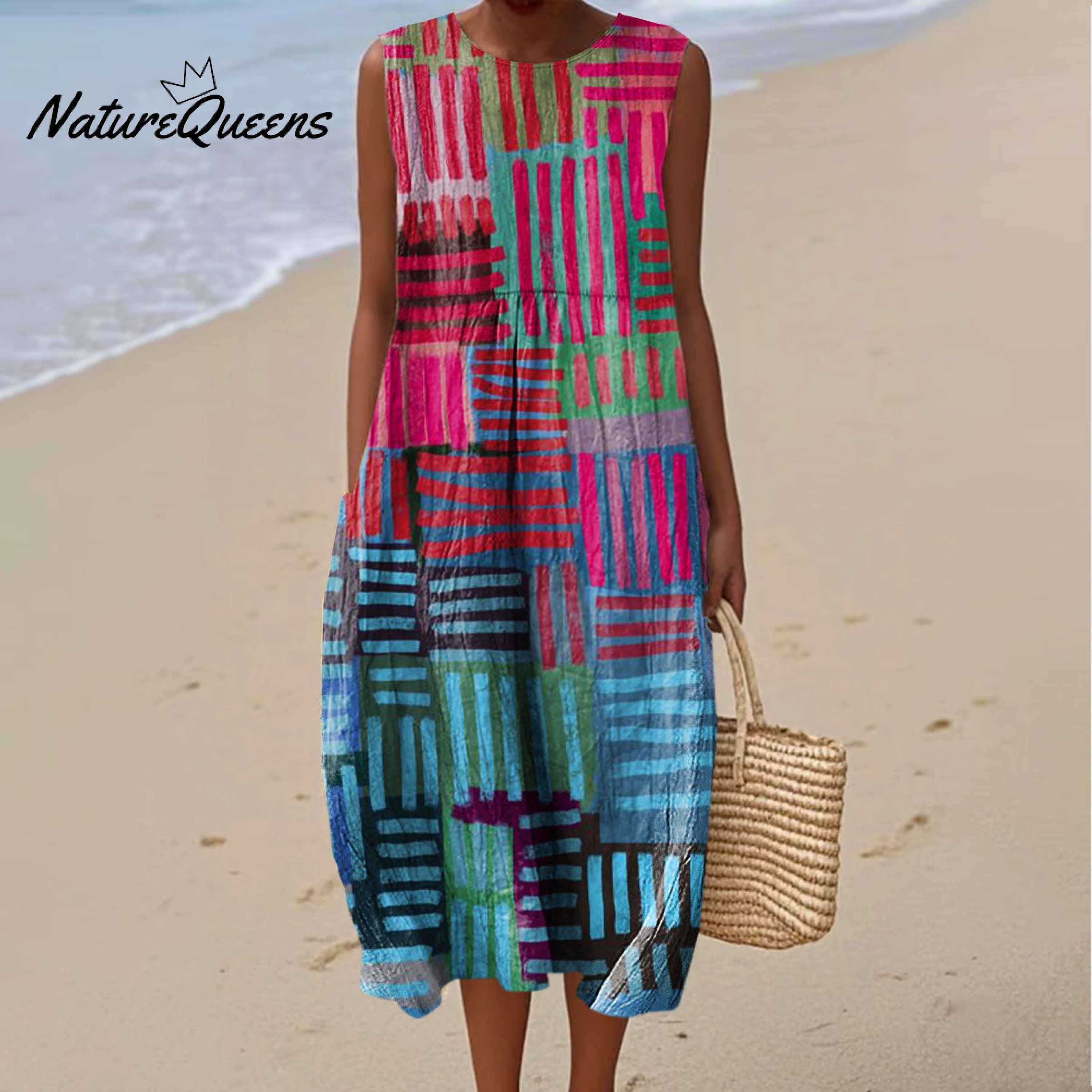 Zelie | Rhythm Grid Dress