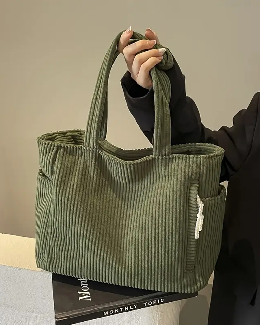 Isla Tote™ | Soft, Casual Ribbed Design