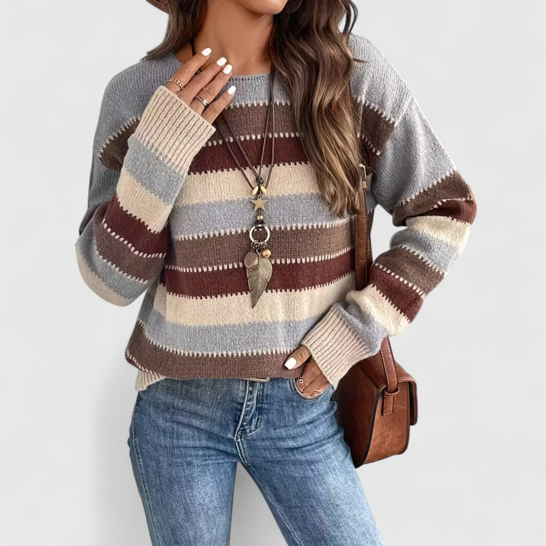 Sofia - Vintage Striped Sweater