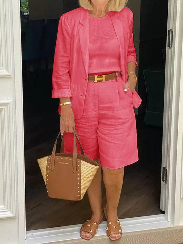 Catherine™ | Jacket & Shorts Set