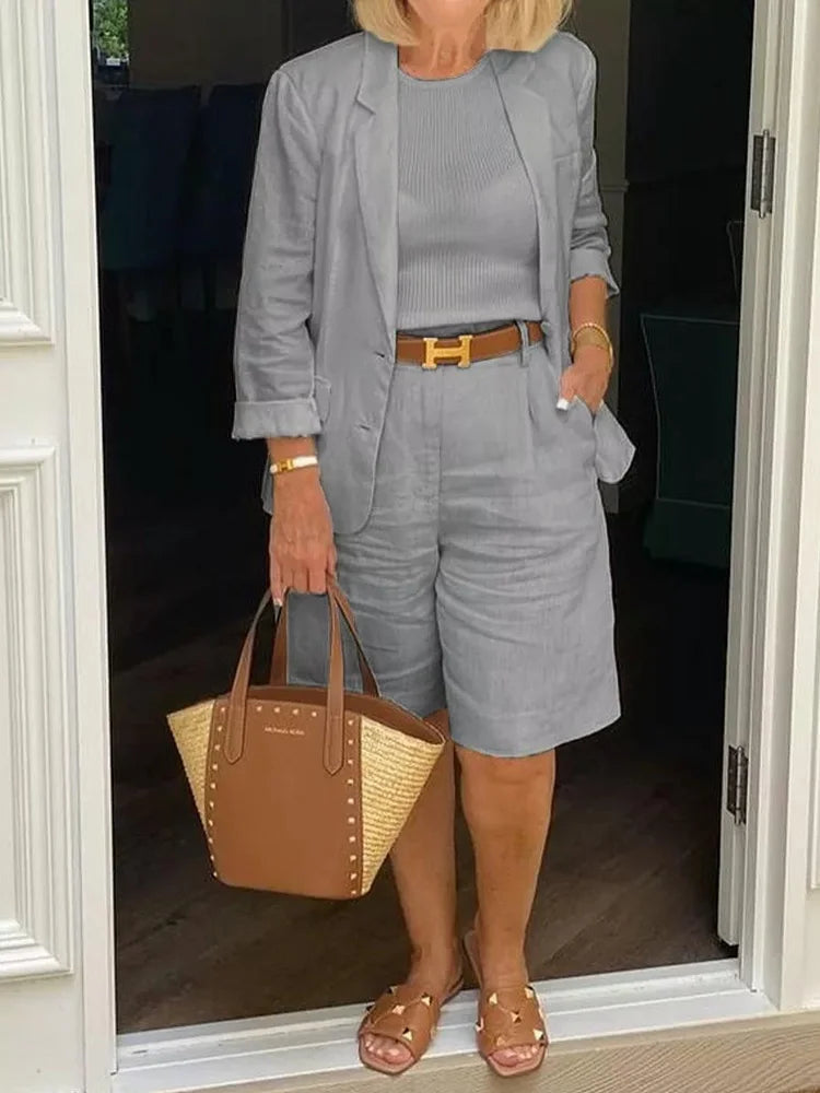 Catherine™ | Jacket & Shorts Set