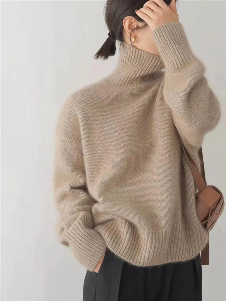 Annelise™ | High Neck Cashmere Jumper