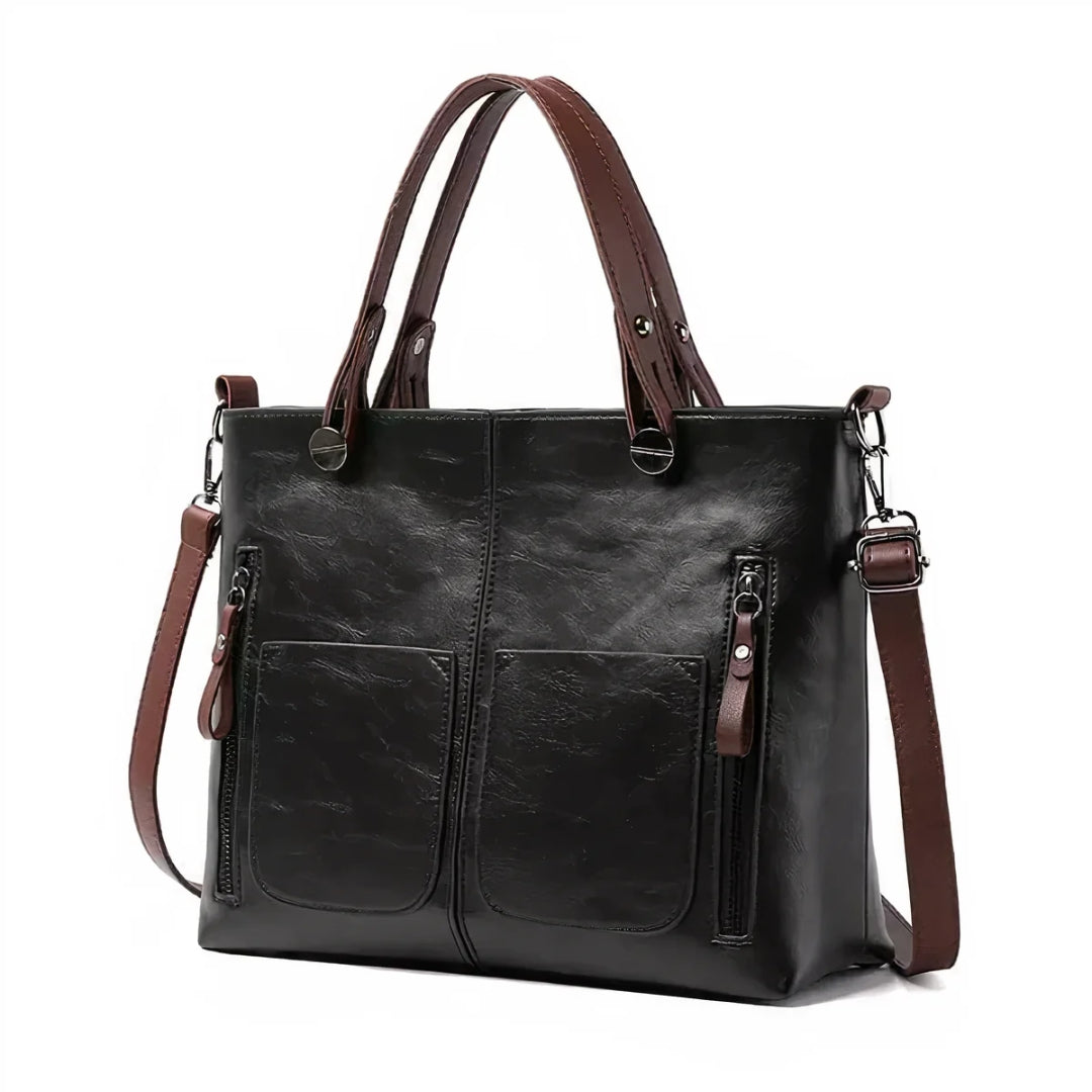 Laurienne™ | Vintage Leather Crossbody Bag