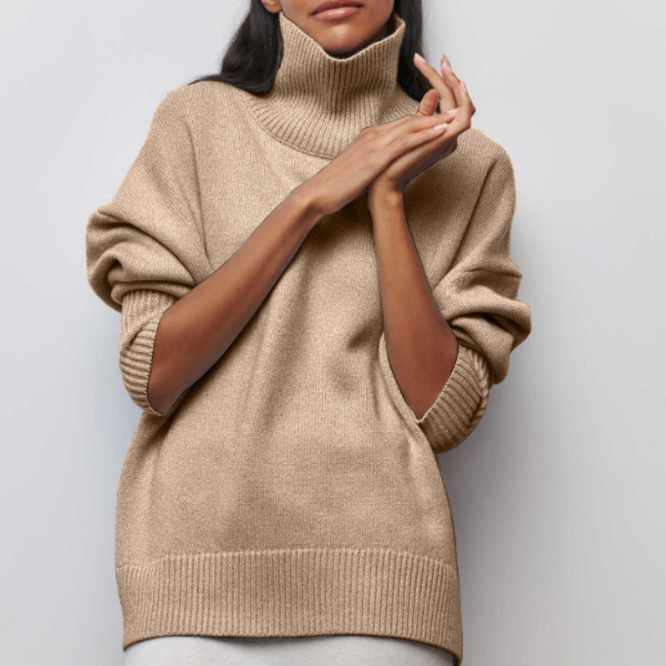 Avery™ | High Neck Cashmere Pullover