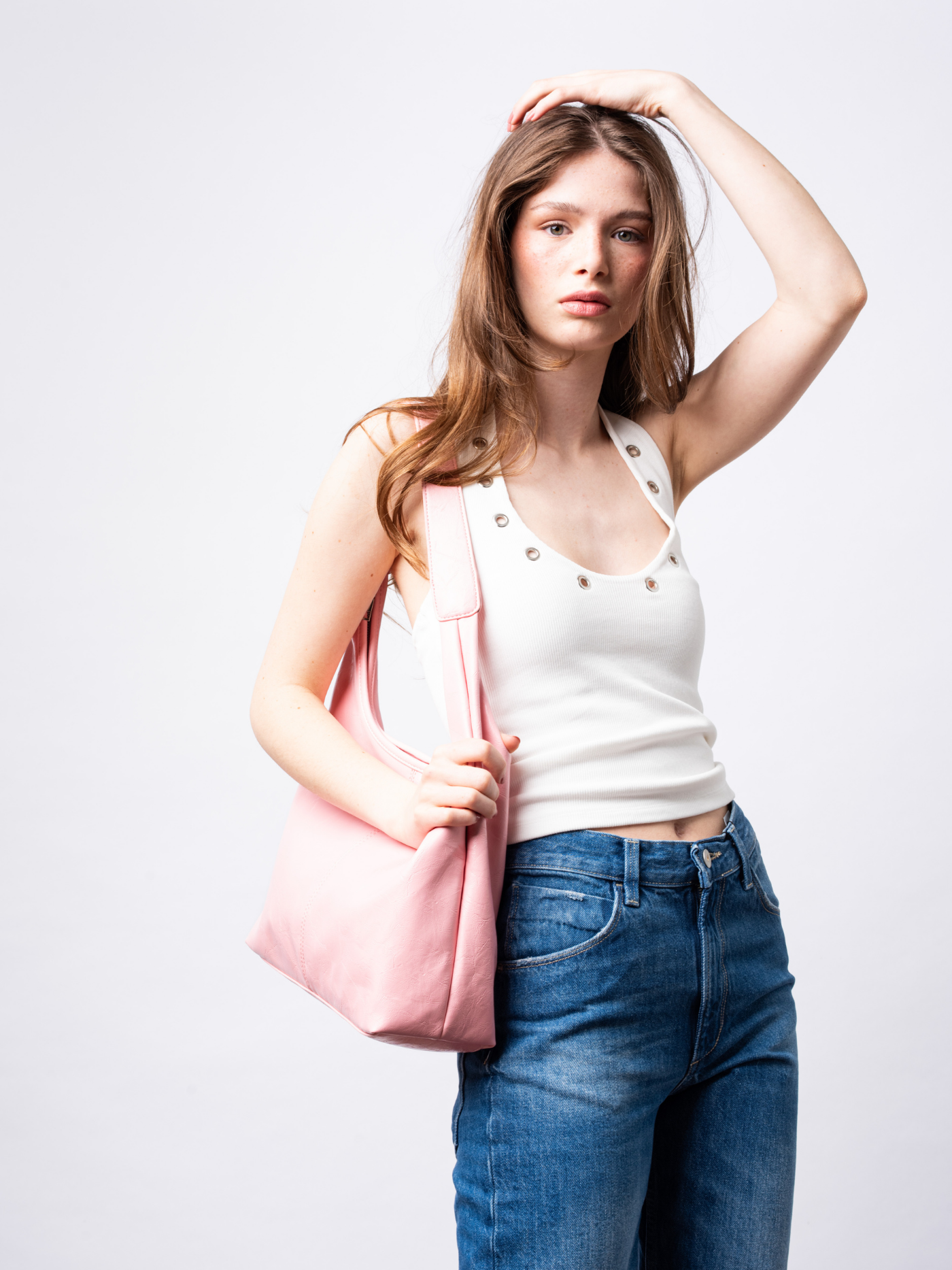 Scarlett Distressed Leather Tote