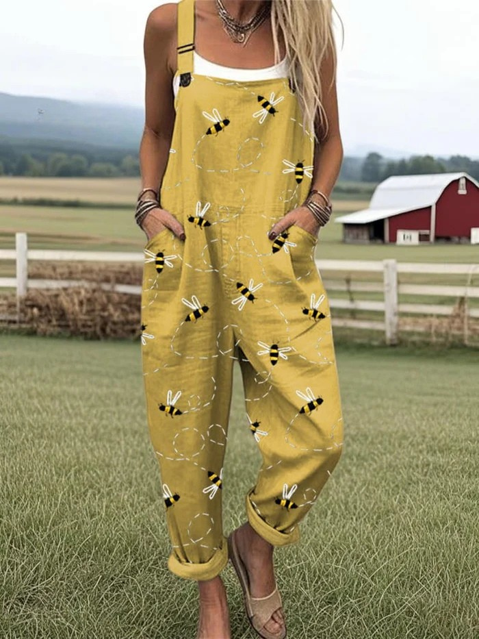 Zerva | Bee Trail Dungarees