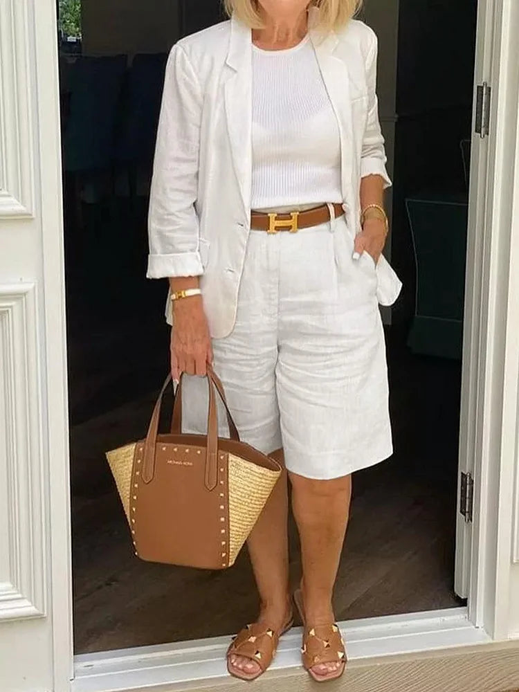 Catherine™ | Jacket & Shorts Set