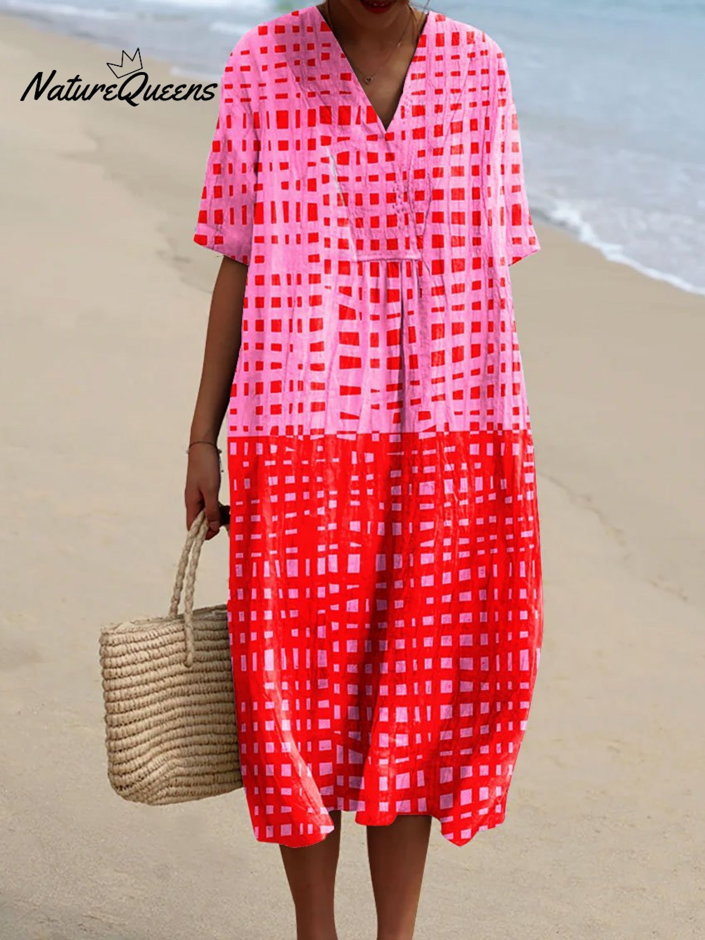 Ruby | Bold Grid Dress