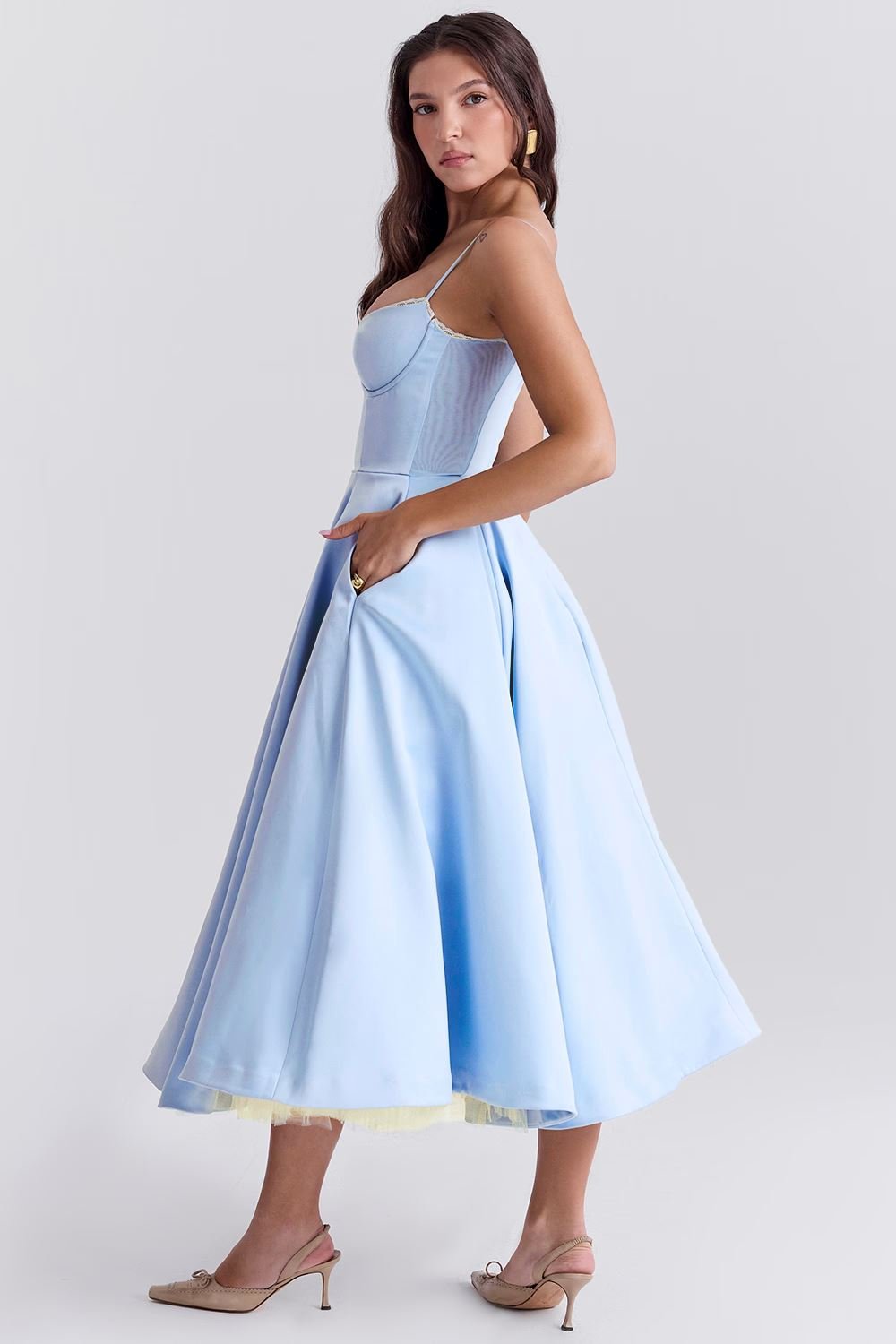 Vanessa™ | Elegant Satin Party Dress