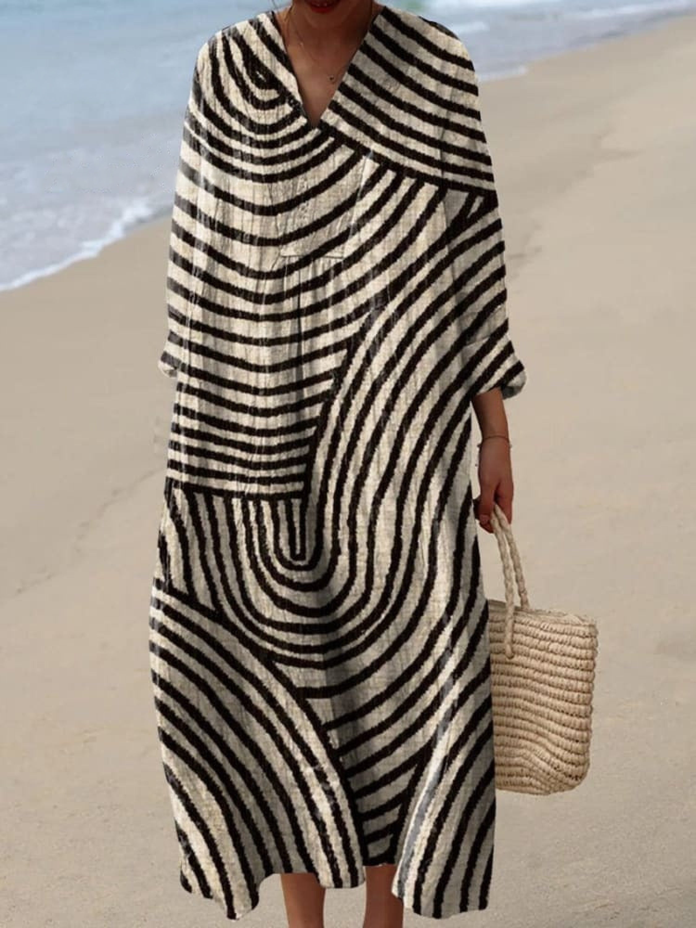 Esme | Optical Stripe Dress